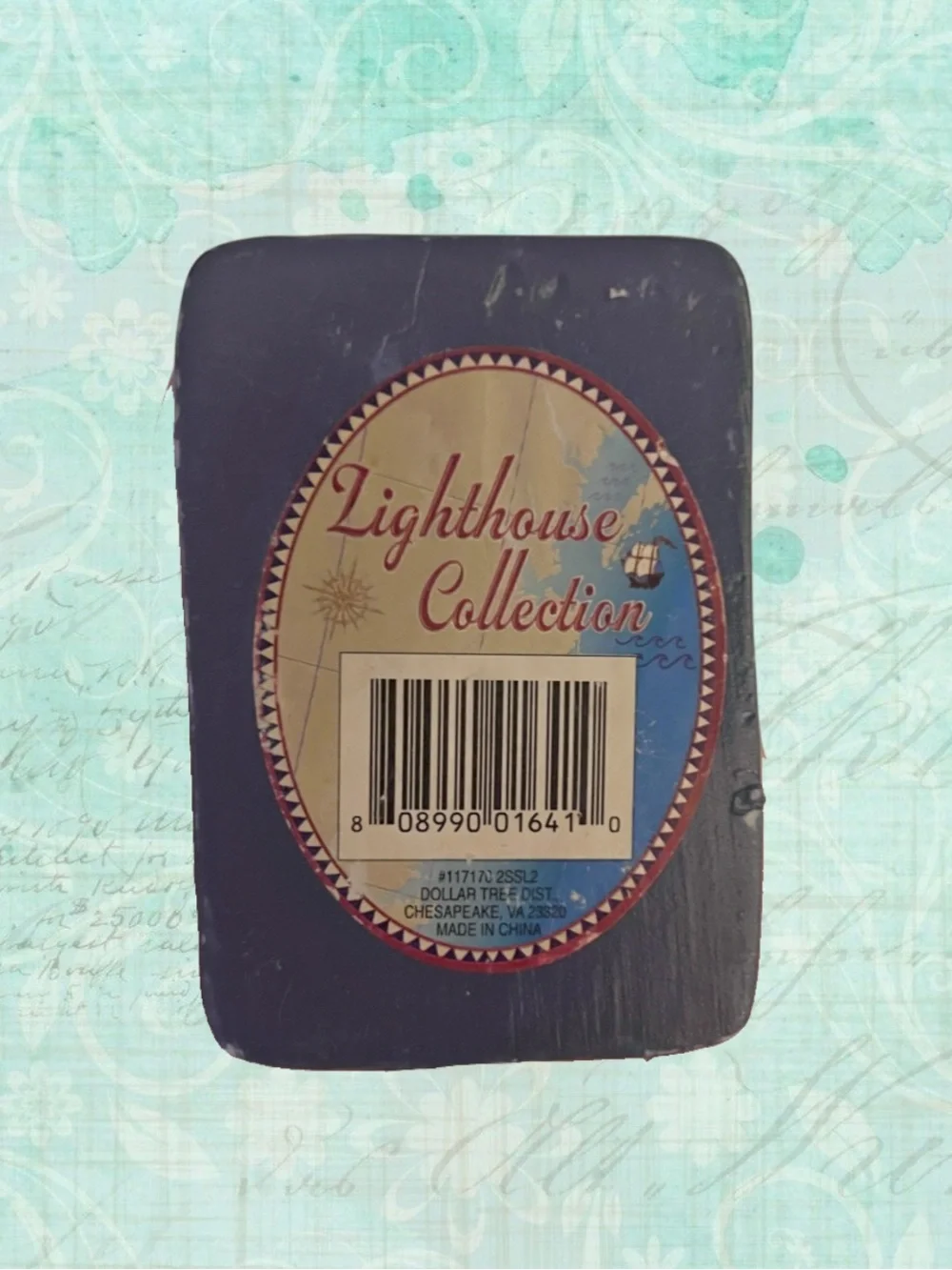 Cape Henry, VA Lighthouse Collection Ceramic Hinged Trinket Box